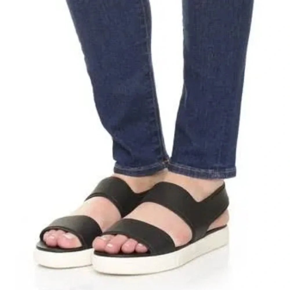 Vince Eres Open-Toe Synthetic Slingback Sandal